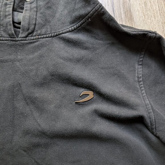 BOXRAW Lineal Oversized Hoodie • Size M • Black stretch fleece - Picture 3 of 10